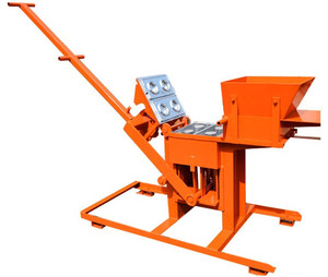 2 ladrillos en un tiempo bajo precio QMR2-40 manual máquina de fabricación de ladrillos/arcilla barro de ladrillo del suelo bloques que hace la máquina - Product Image 1