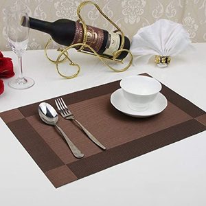 定制环保聚氯乙烯桌垫长方形餐垫库存聚酯电脑材料垫 - Product Image 4