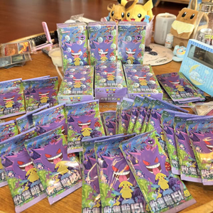 Scharlaken Violet Voor Kaarten Verzamelen 151 Hoop Edelsteenpakket Chinese Zeldzame Ruilkaart Tcg Kunst Illustratiepapier 5 Vellen/Pak - Product Image 5