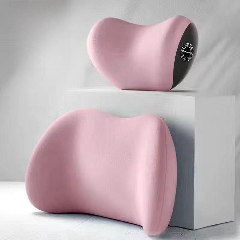 Appui-tête + taille rose