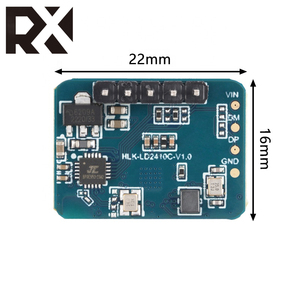 TZ LD2410C insan vücudu var sensör 24GHz milimetre dalga mmWave Radar kalp atışı dedektörü Radar hareket sensörü - Product Image 5