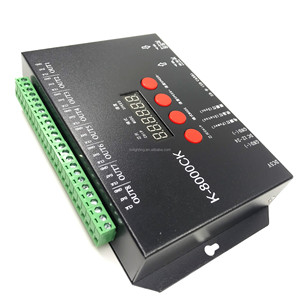 K8000CK DC12 24V RGB 8192 pixel software LEDEdit striscia di colore pieno LED Controller per SPI DMX LED striscia di luce - Product Image 2