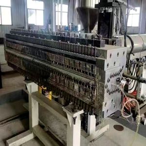 高速500L聚氯乙烯塑料挤出机门窗管线机带高速加热混合器PP PE PA型材生产线