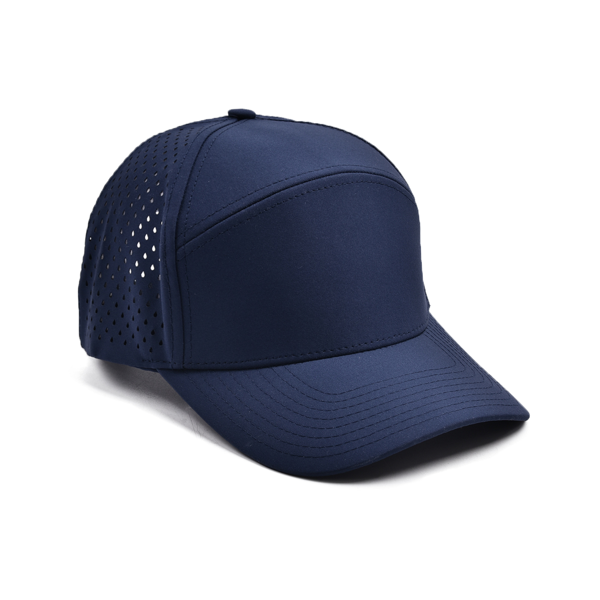 curved navy blue