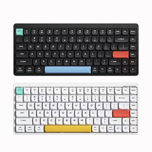 Teclado inalámbrico PCTECH YK84 2,4G + BT5.0 Teclado para juegos Teclado Bluetooth de eje bajo 26 teclas Sin conflicto Tapa redonda baja de moda - Product Image 1