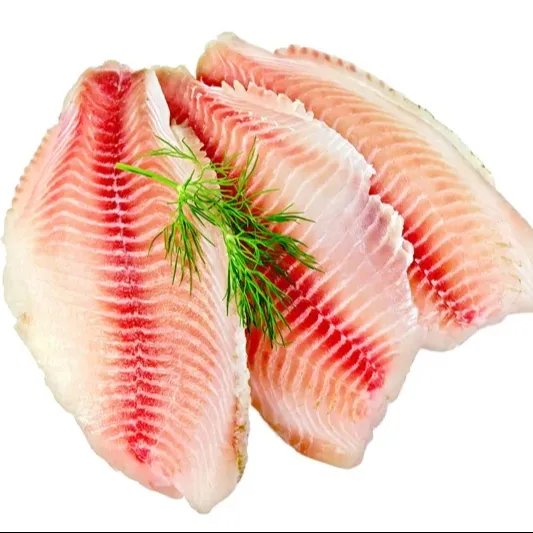 Cina fattoria allevata all'ingrosso sano filetto di pesce Tilapia congelato di buona qualità
