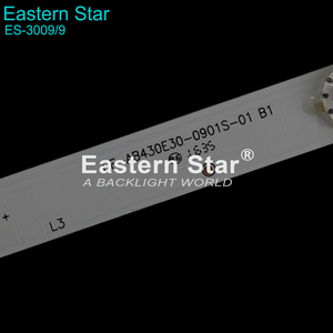 ES-3009 (3PCS, 9LEDs ) LB-C430F15-E7-L-G01-RF2 <strong>LED</strong> <strong>LED</strong> Backlight Use for 43'' CHANGHONG <strong>LED</strong>-43E2000 <strong>LED</strong> BAR TV REPAIR - Product Image 4