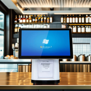 15.6 inç dokunmatik ekran masaüstü All in One PC Windows bilgisayar için yazarkasa POS Caisse Enregistreur - Product Image 5