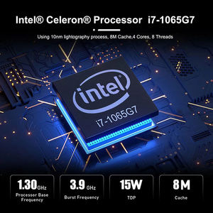 インテルコアI7 12500hミニデスクトップPCオールインワンミニPCデュアルディスプレイ付き2つのLANサポートオフィスUS & CNプラグ - Product Image 2