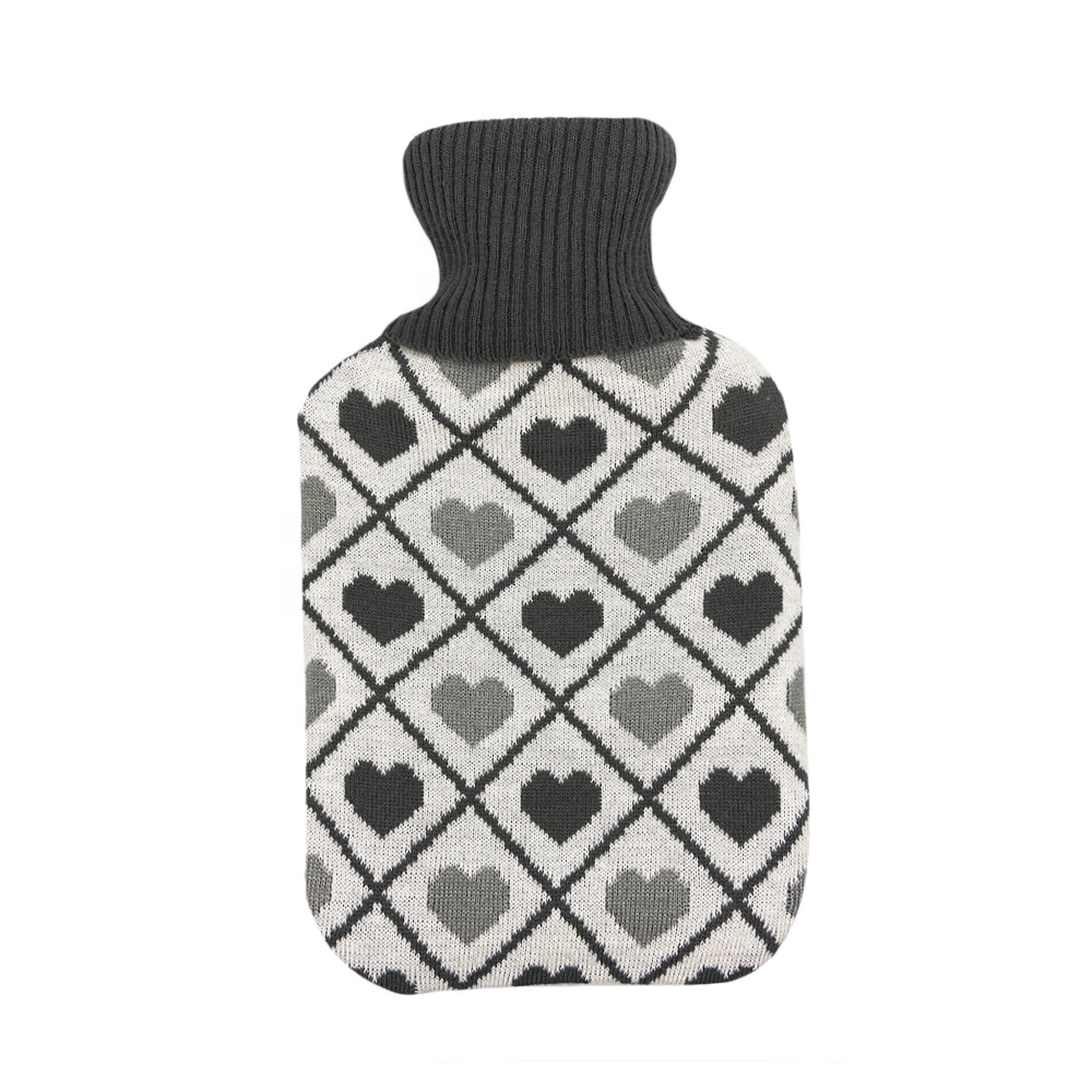 faux fur 2000ml hot water bottle and cover medical hot water bags