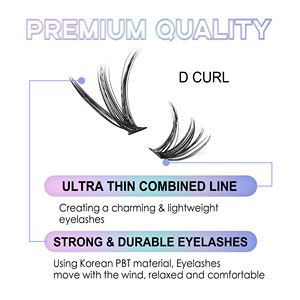 Manga Lower <strong>Lashes</strong> Cluster Natural Individual Bottom False Eyelashes Soft and Lightweight Anime Silk Bottom <strong>Eye</strong> <strong>Lashes</strong> - Product Image 4