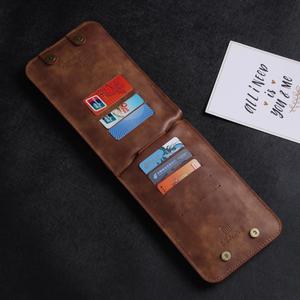 Homens baratos Multi funcional personalizado couro celular Fanny Pack celular celular saco de cintura compatível para iPhone 15