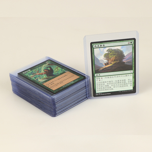 Thời trang PVC 63x89 Mét trong suốt Top loader chủ thẻ trường hợp cho thẻ tín dụng sử dụng với biểu tượng tùy chỉnh và OEM/ODM có sẵn - Product Image 5