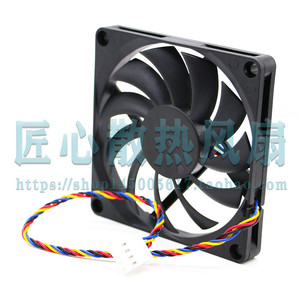 8cm Ultra-thin <strong>Fan</strong> 8010 Temperature Control <strong>Computer</strong> case Cpu Radiator <strong>Computer</strong> <strong>Fan</strong> <strong>Pwm</strong> 10mm Thick 8015 - Product Image 2