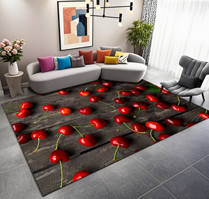 Bán Buôn Sang Trọng Mềm Tùy Chỉnh Khách Sạn Hiện Đại Polyester Thảm Thảm Không-Trượt Có Thể Giặt Thân Thiện Với Môi Mô Hình Hình Học Cho Nhà - Product Image 1