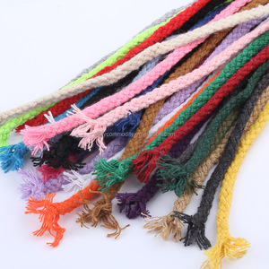 Cuerda de macramé de 5MM de OKAY, cuerda de algodón Natural, cuerda trenzada de 8 hilos para manualidades, hilo de tejer para colgar en la pared y manualidades DIY - Product Image 2