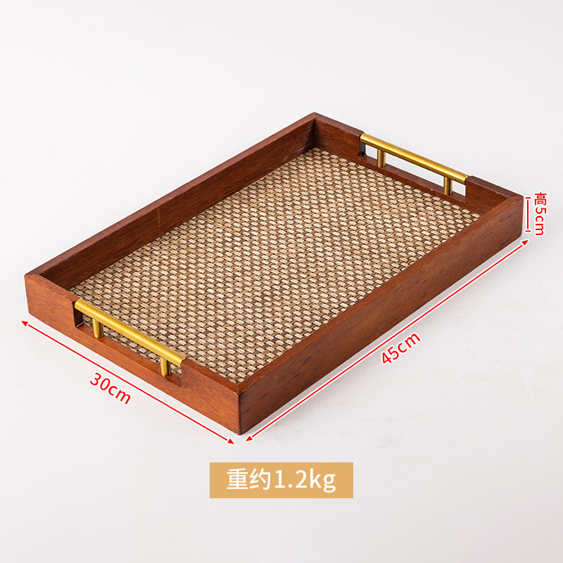 Set de table Teslin en bois de grande taille (45*30*5)