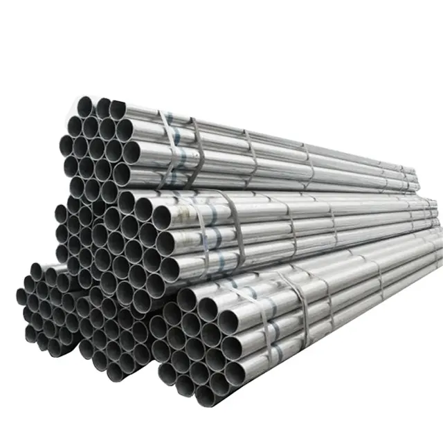 Tubo de construção de aço galvanizado tubulação de aço