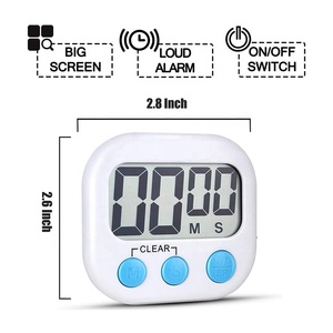 KH-TM001 Display a grande schermo alimentato a batteria cibo cucina elettronica conto alla rovescia magnetico LCD Mini simpatico Timer digitale da cucina - Product Image 6