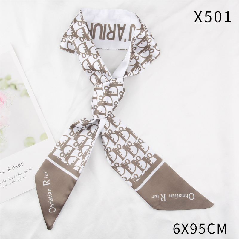 X501 simulation silk d word apricot color