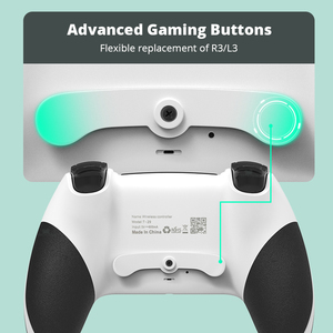 Fabricante al por mayor Gamepad profesional BT controlador de juego inalámbrico con botones de joystick programables y motor de vibración - Product Image 5