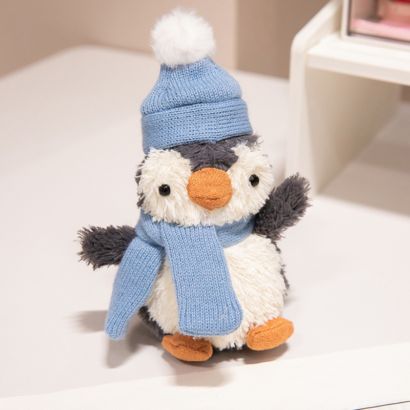 Echarpe avec capuche pingouin 18cm