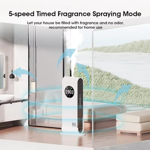 Difusor de Perfume <span class=keywords><strong>Sensor</strong></span> automático Máquina de aromaterapia Fragancia montada en la pared Desodorante recargable Difusor de aceite de fragancia para el hogar - Product Image 5