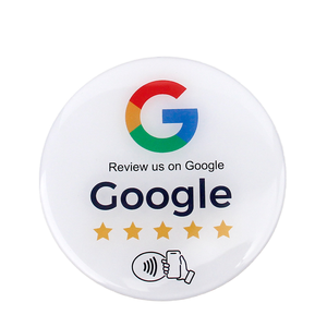 NFC tag 213 Pre codifica URL stampa codice QR recensione Google NFC RFID carta adesivo epossidico per google revisione Social Media - Product Image 1