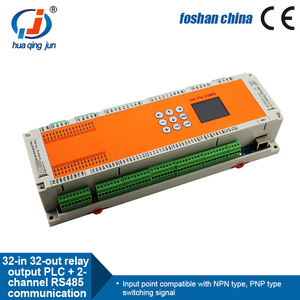 Huaqingjun 32DI 32DO uscita relè PLC facile programmabile PLC macchina All-in-one RS485 Modbus RTU per PLC