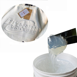 厂家直销可洗3D压模压花丝网印刷硅胶油墨装饰纺织品印刷 - Product Image 4