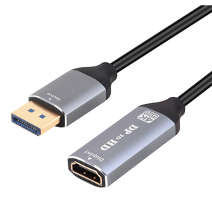 4K * 2KディスプレイポートDPオスにHDMIメスアダプタコンバータフルHD DPモニター用アダプターケーブルDVD用 - Product Image 2