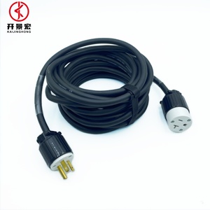 Edison fişi ile 12 AWG 3-çekirdekli güç kablosu PVC ceket aydınlatma uzatma kablosu stok abd sahne aydınlatma kablosu - Product Image 2
