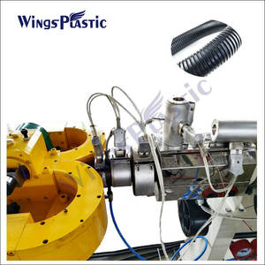 פה pvc קיר יחיד גלי צינור קו שחול עבור צינור גלי צינורות גלי