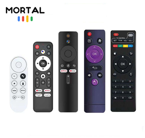 IR/Sprach fernbedienung für Android TV Box T1/T1S/Q1/Q2/Q1S/X96Q/X96MINI/G96mini/KANAVI/R69plus Ersatz fernbedienung - Product Image 1
