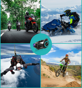 Intercomunicador inalámbrico para casco de motocicleta de 1000m, sistema de intercomunicación dúplex completo, Bluetooth, WIFI, grabadora de vídeo, intercomunicador para motocicleta - Product Image 2