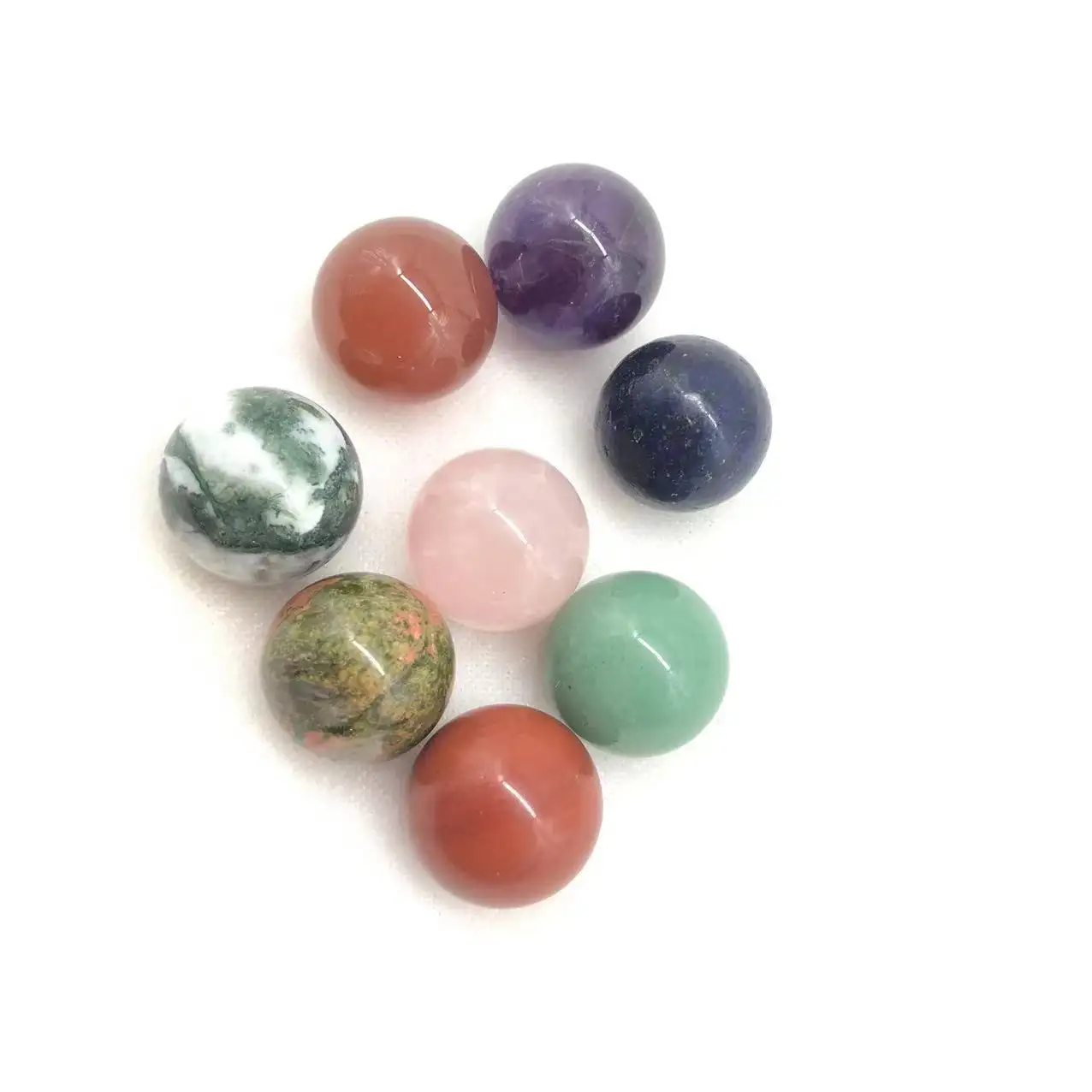 Bolas de cristal pulidas de 16mm, mini esferas de cristal Natural curativa de alta calidad, venta al por mayor