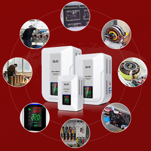0,5-30kVA AC Protector de voltaje monofásico de alta calidad Tasa de reacción rápida Amplio rango de entrada Regulador de voltaje de pantalla digital LED - Product Image 2