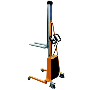 Rollo de tela Carga Descarga Rollo Elevador Plataforma Apilador Semi Eléctrico Mini Apilador manual Apilador automático para la formación de rollos - Product Image 1