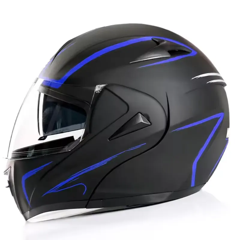 OEM ODM Up motosiklet kask Dot açık tam yüz kaskları Casco de Moto çin fabrikadan