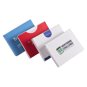 带便签和定制标志印刷的可回收纸质记事本 - Product Image 1