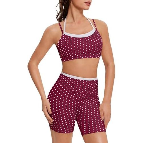 Polka Dot Burgundy