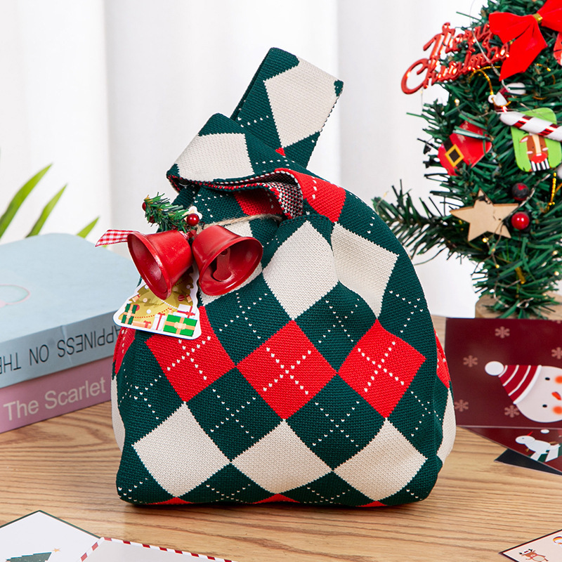 Plaid rosso e verde