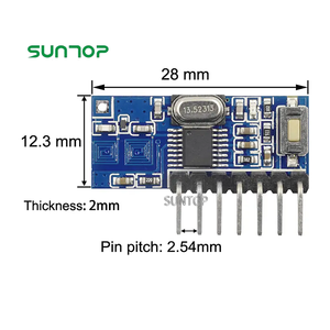 Lerncode-Empfänger modul 433MHz HF-Modul 433MHz Mini-HF-Sender und-Empfänger 433MHz HF-Modul - Product Image 3