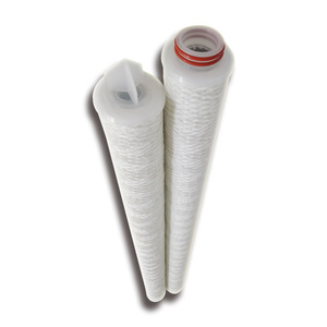 Cartucho de filtro de agua esqueleto Pp industrial Elemento de filtro de sedimentos enrollado con polipropileno - Product Image 1