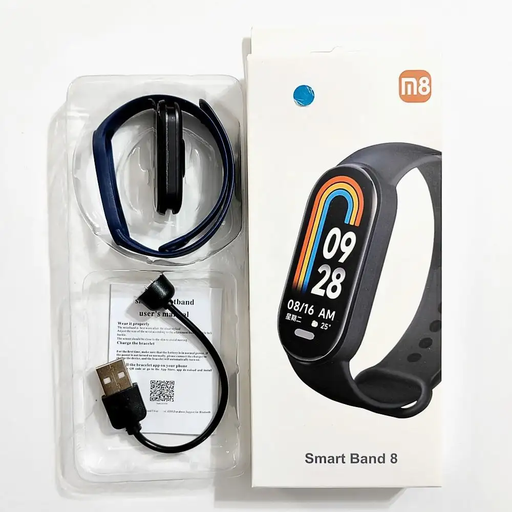 M6 M7 M8 sağlık Fitness Tracker akıllı bilezik pedometre Smartwatch spor Fitness akıllı bant m8