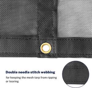ผ้าใบกันน้ำ7นิ้ว x 14นิ้วมี2ช่องผ้าคลุมรถบรรทุกพื้นเรียบทนทานพร้อมตาข่ายทองเหลืองสำหรับรถพ่วง - Product Image 5