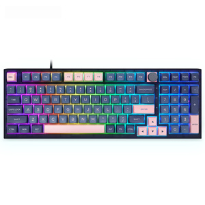G980 98 <strong>Keys</strong> Gateron Switch PBT Keycaps <strong>Computer</strong> RGB Wired Gaming <strong>Keyboard</strong> Mechanical - Product Image 1