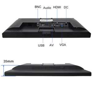 批发价19.2英寸工业液晶显示器，带塑料外壳，带电阻触摸VGA高清MI DC输入宽屏 - Product Image 2