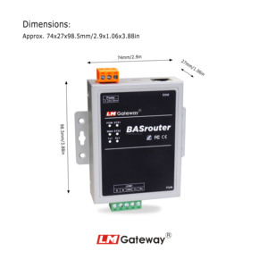 LM BACnet Router 101-B con BBMD soluzione di automazione degli edifici per sistemi BACnet MS/TP a BACnet IP apparecchiature elettriche - Product Image 2