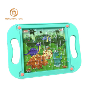 促销儿童塑料彩色平衡迷宫玩具儿童小型手持球迷宫游戏 - Product Image 1